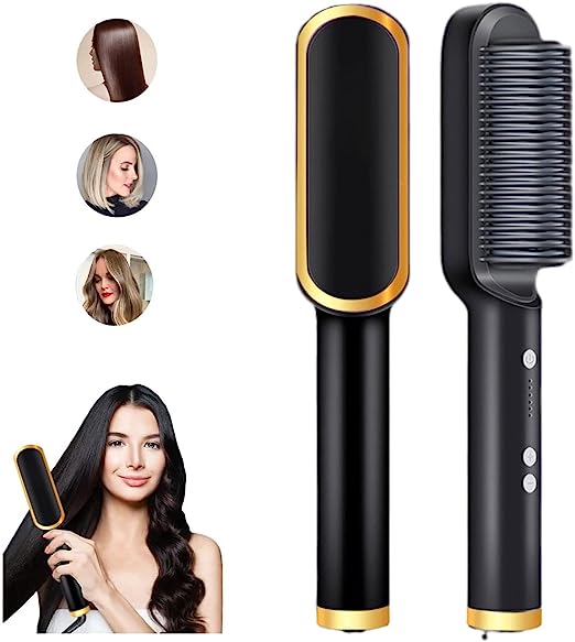 Electric Comb Hair Straightener For Women And Men Iron Curling Irons(best Quality )